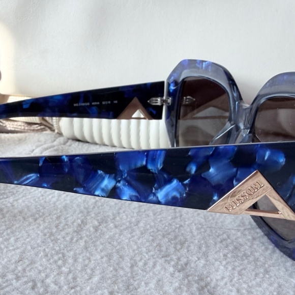 Missoni Women’s Sunglasses RV $300 Blue/Purple New Never Worn main image 3